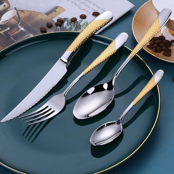 Venice Gold Flatware Set